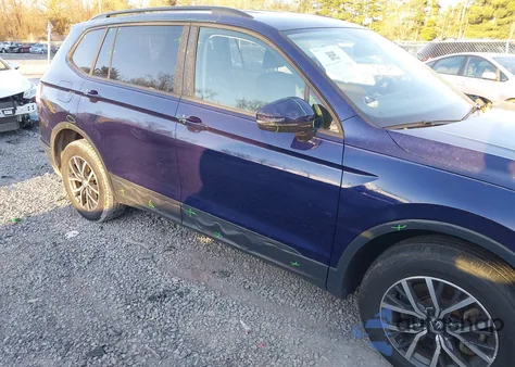 2021 Volkswagen Tiguan 2.0T S from USA, damaged, VIN 3VV0B7AXXMM101596